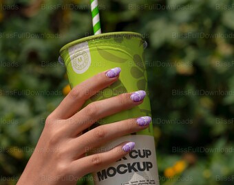 Finger Nail Mockup Bundle, Nail Polish Mockup, Editable Nail Art Mockup, Nail Wrap Mockup, Nail Decal Mockup, Smart Object PSD Mockups