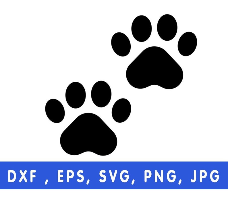 Dog Foot Print Dog Paw Print Instant Downloads Animal Foot Print In dog-foot-print-dog-paw-print-instant-downloads-animal-foot-print-in
