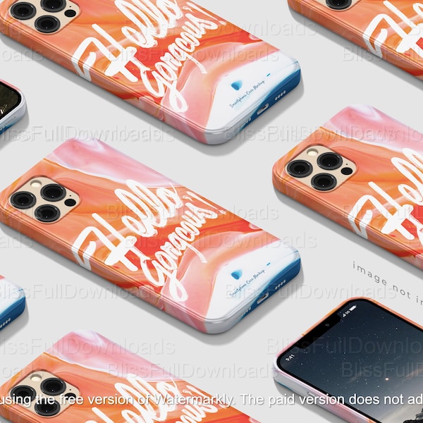 iPhone 13 Pro Case Mockup | Premium Smartphone Cover Template | Digital Product for Designers | Customization High-Quality PSD & JPG Files