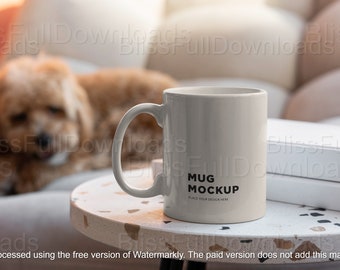 Tassen Mockup - 11oz Kaffeetasse Mockup - Tassen Mockup - Modell Mockup - Gemütliche Tasse Mockup - Studiotasse Mockup - Smart Objekt Mockup - Tassen Mockup PSD