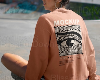 Gildan 18000, White Crewneck Mockup, Gildan Crewneck Mockup, Crewneck Mockup, Model Mockup, Gildan 18000 Mockup, Sweater Mockup, White Mock