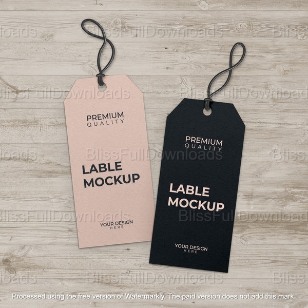 Editable Hang Tag Mockup, Customizable Price Tag, Washing Instructions, Printable Clothing Care Labels, DIY Business Tag, Digital Download