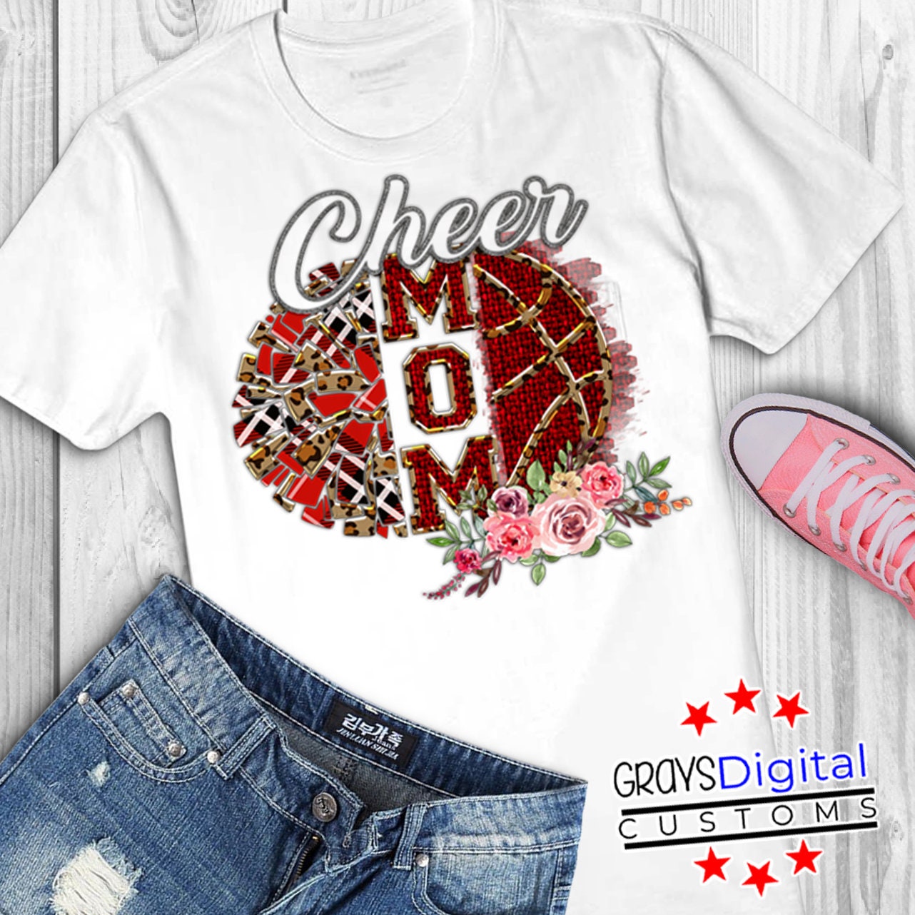 Basketball Mom Clipart Cheer Mom Shirt Sublimation Designs Etsy