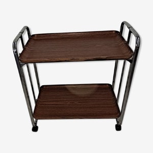 1960s Italian Folding Formica Serving Trolley