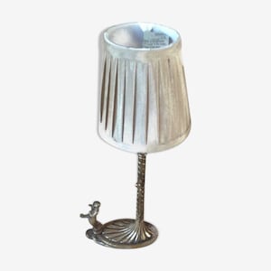 Wunderschöne Art Deco Engel Lampe aus Messing Vintage