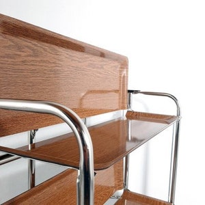 Mid Century Modern Folding Serving trolley 1960s Italy