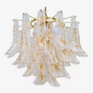 Large Murano Petal Tulipano Chandelier