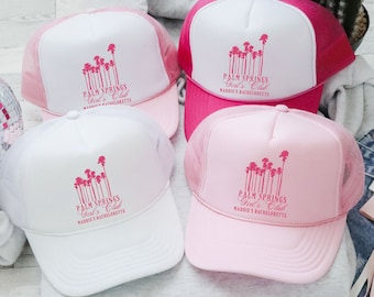 Personalisierte Bach Club Partyhüte, Bachelorette Trucker-Hüte, individuelle Social Club Bachelorette-Hüte