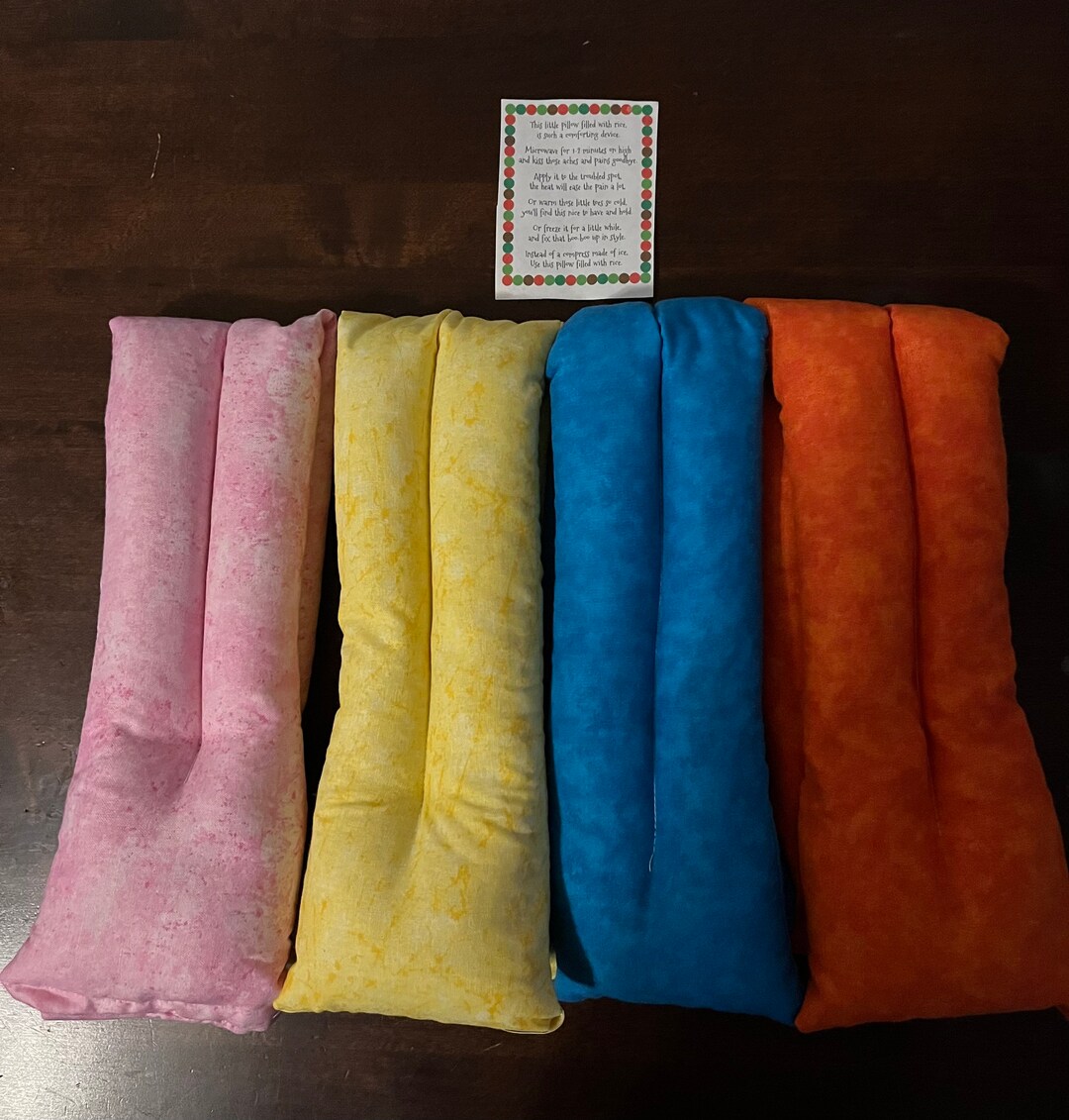 Rice Bag Heating Pad Microwavable Rice Bag, Neck Shoulder Rice Heating