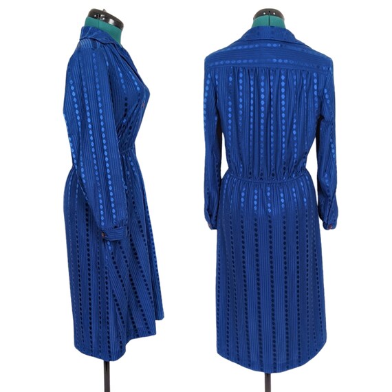 80s Vintage Dress, Shirtwaist, Size Small Medium,… - image 2