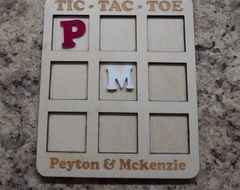 Personalized Tic- Tac - Toe Board