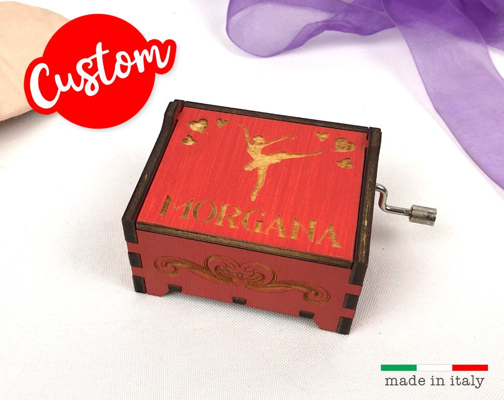 CUSTOM MUSIC BOX Dancer Music Box Custom Name Music Box Etsy