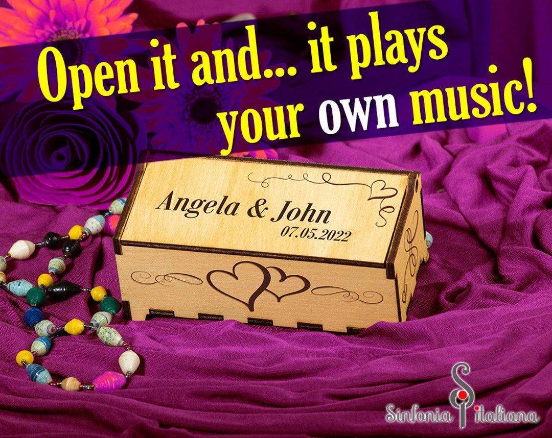Love Music Box Anniversary Gift Wedding Gift MP3 Music Box Etsy