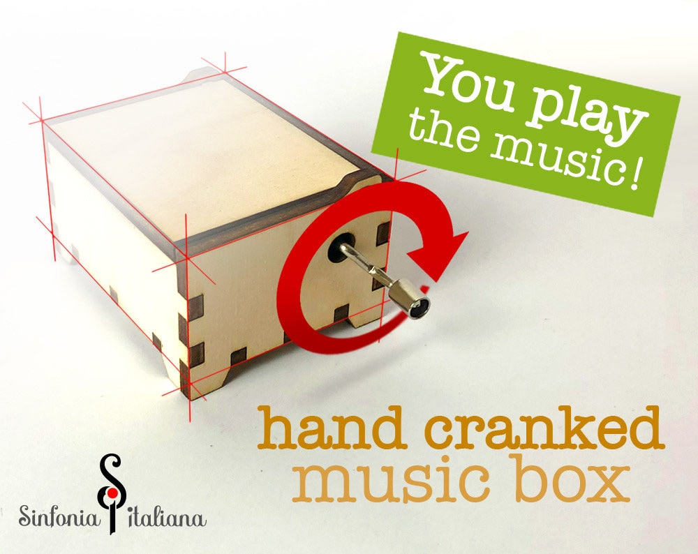 Music Box Parts Mechanism Gold Wind up Sankyo Musical Movement (60 Tunes  Option)