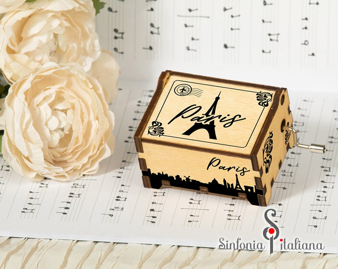 Carillon In Legno Kenon Con Incisione Fatto A Mano – Stile Vintage Con Manovella, Canzone 'You Are My Sunshine', Regalo Curativo E Romantico