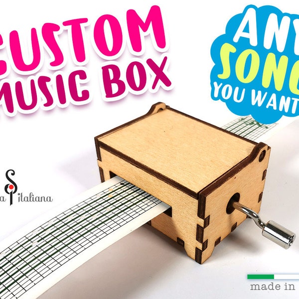 Custom Music Box With Custom Song Etsy