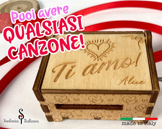 Ti amo Scegli una delle melodie nel menu a discesa Carillon I love you Ti amo Scegli una delle melodie nel menu a discesa Carillon I love you