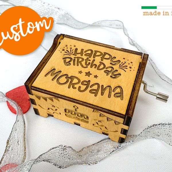 Happy Birthday Wooden Box Etsy