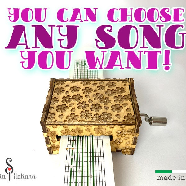 Custom Music Box With Any Song Etsy