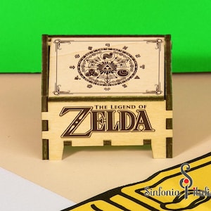 Zelda, Zelda music box, Wind up mechanism, Custom Zelda carillon, The Legend of Zelda Music box