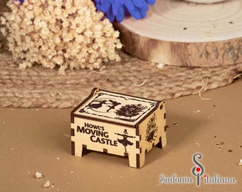 Howl Moving Castle Music box | Merry-Go-Round | Handmade | Wind-up mechanism