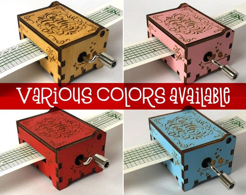 Paper Strip Music box Love Music Box Love Gift Music Box Etsy
