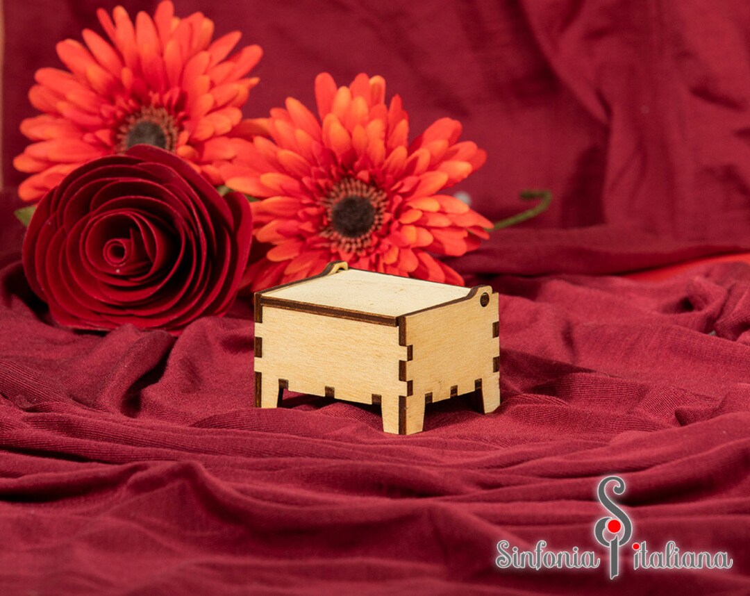 Music Box Wind Up, Plain Wood Music Box, Custom Music Box, Handmade