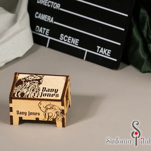 Davy Jones, Davy Jones music box, Wind up mechanism, Custom music box, Pirates of the Caribbean