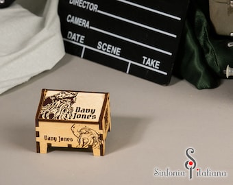 Holz Spieluhr Davy Jones - Mechanische Musikbox Mit Vintage Design
