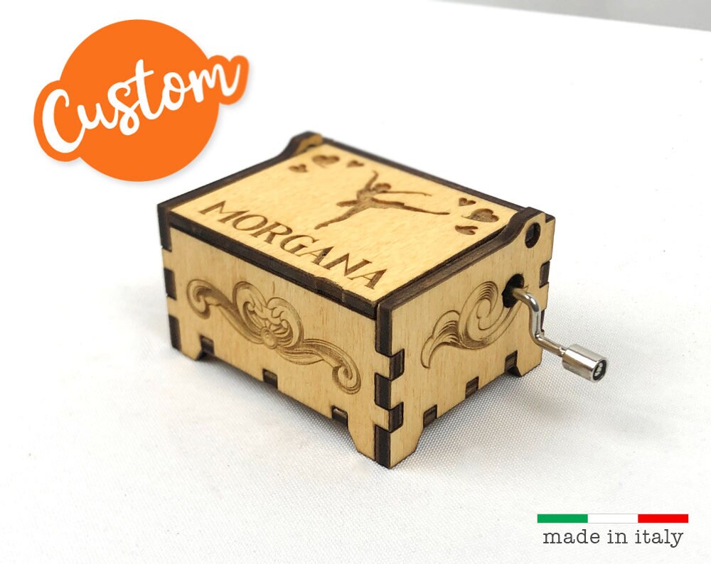 CUSTOM MUSIC BOX Dancer Music Box Custom Name Music Box Etsy