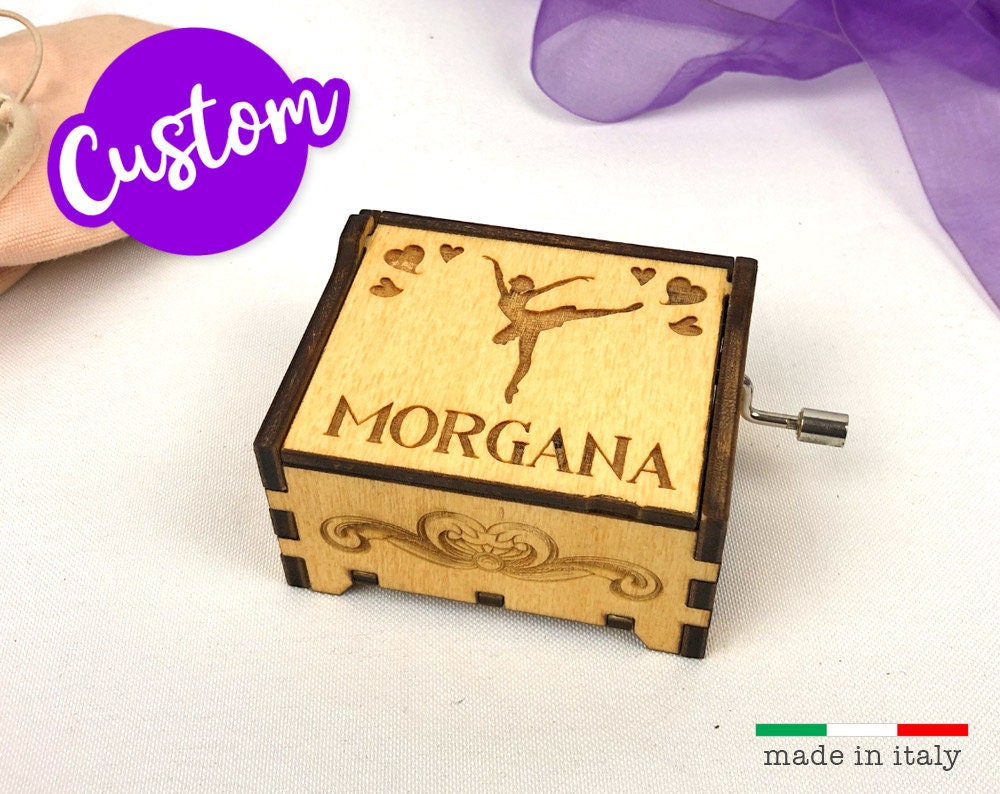 CUSTOM MUSIC BOX Dancer Music Box Custom Name Music Box Etsy