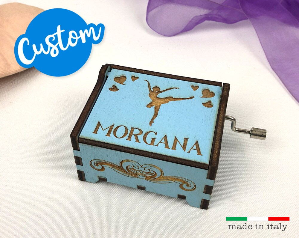 CUSTOM MUSIC BOX Dancer Music Box Custom Name Music Box Etsy
