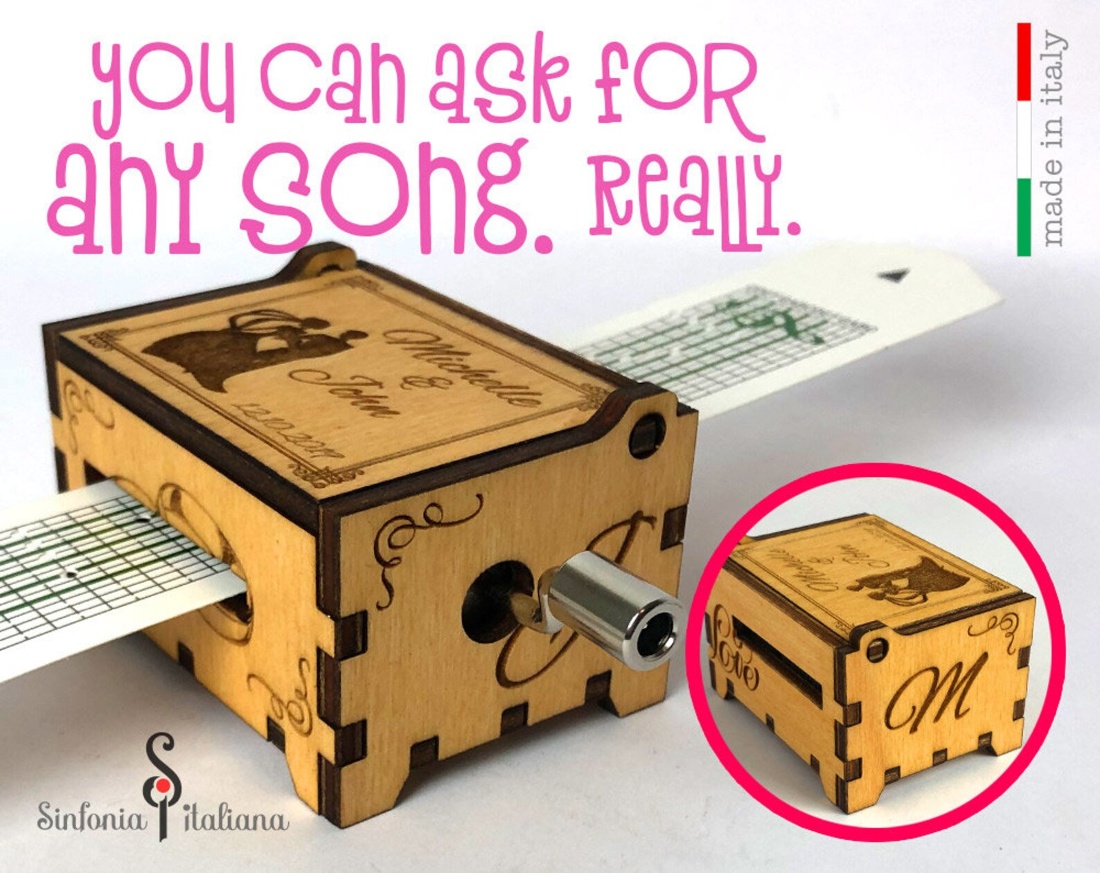 Paper Strip Music box Wedding Music Box Wedding Custom Etsy