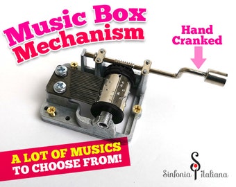 Meccanismo Carillon, Meccanismo manuale, Sccegli la canzone, Viti incluse