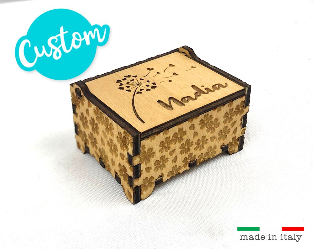 Custom Music Box Dandelion Music Box Custom Song Music Box Etsy UK