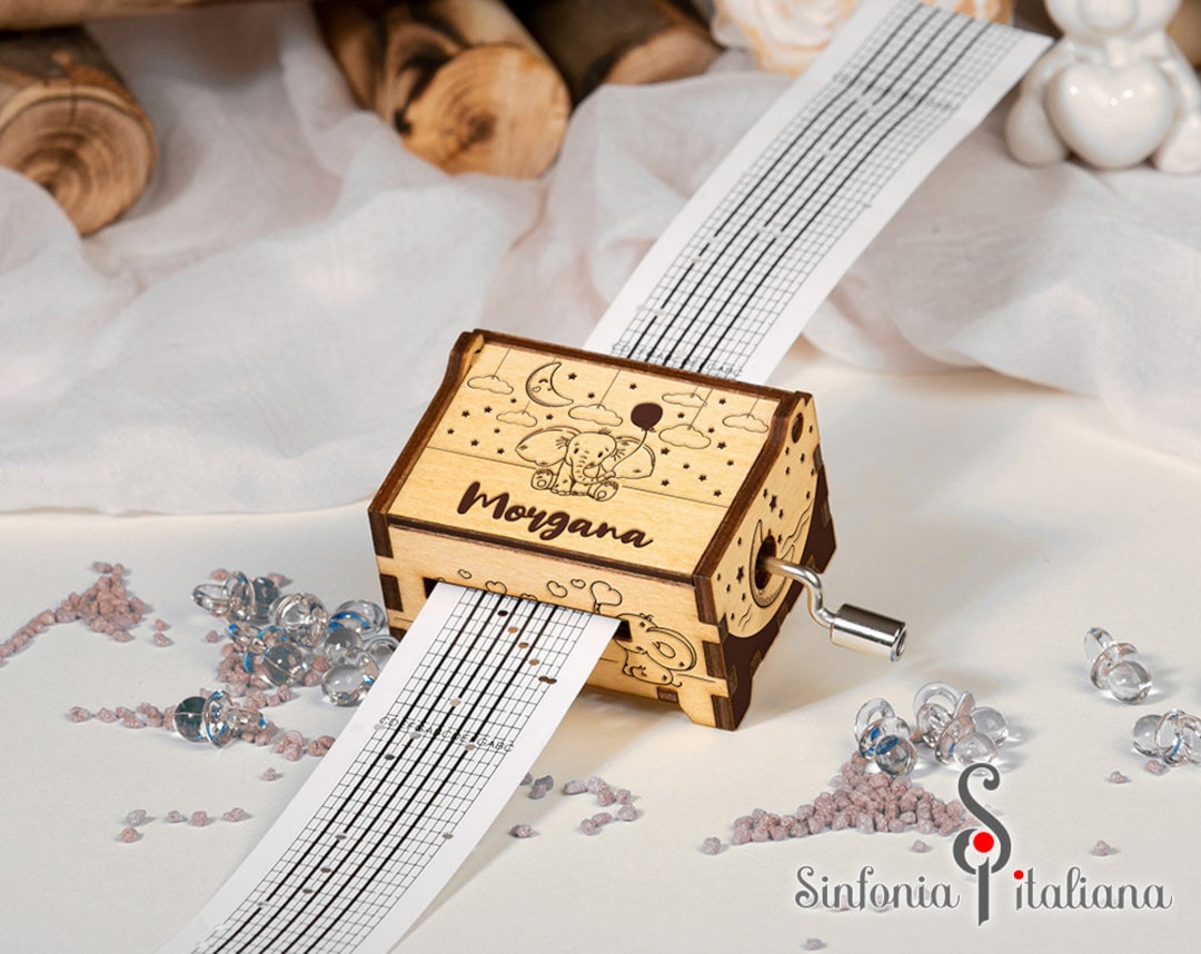 Carillon Pianoforte Vintage - Scatola Musicale Regalo Compleanno Matrimonio - Decorazione Casa 12x11x7cm