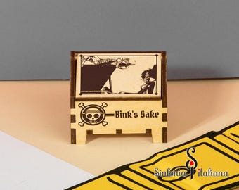 Carillon One Piece,  Bink Sake, Carillon perosnalizzabile, Meccanismo a carica