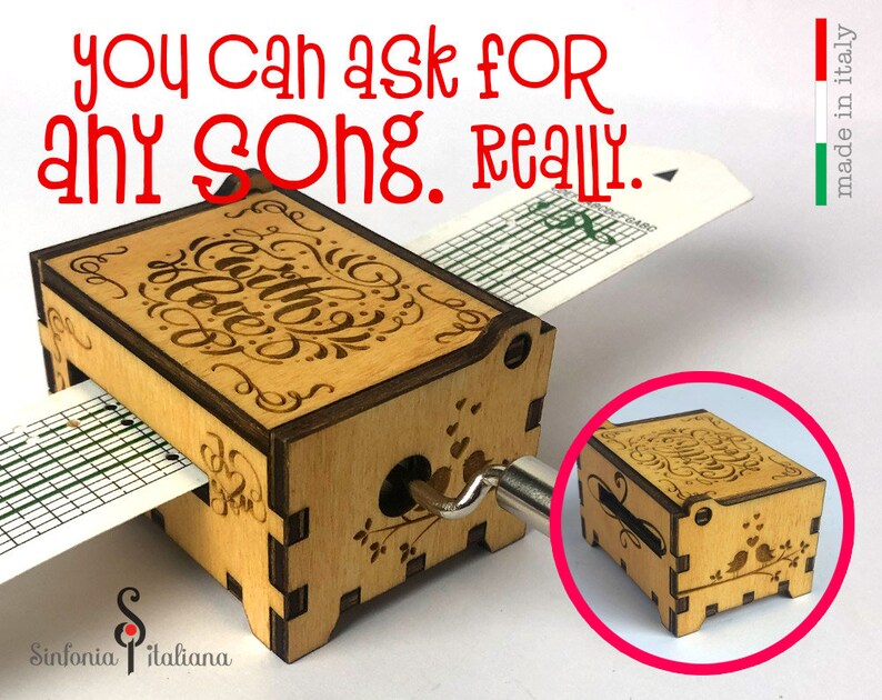 Paper Strip Music box Love Music Box Love Gift Music Box Etsy