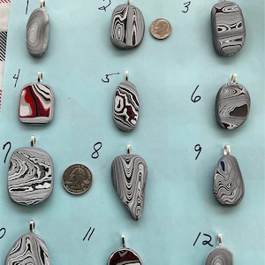 Fordite Pendant necklace. Great gift.