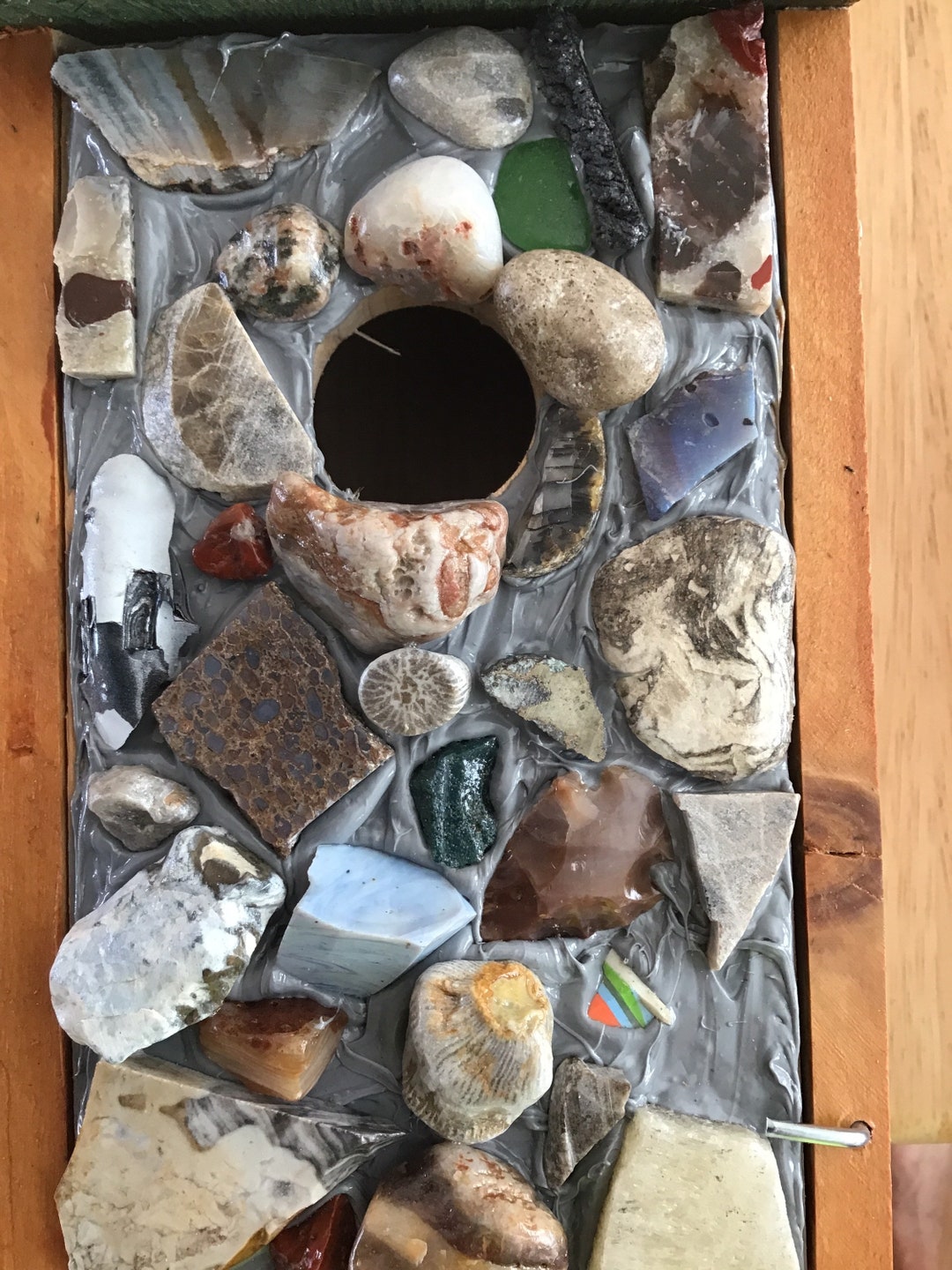 Stone Bird House , Birdhouse, Puddingstone , Petoskey, Agate,michigan Etsy