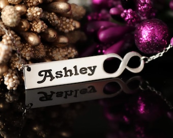Collar con nombre grabado personalizado / Regalo de joyería personalizado