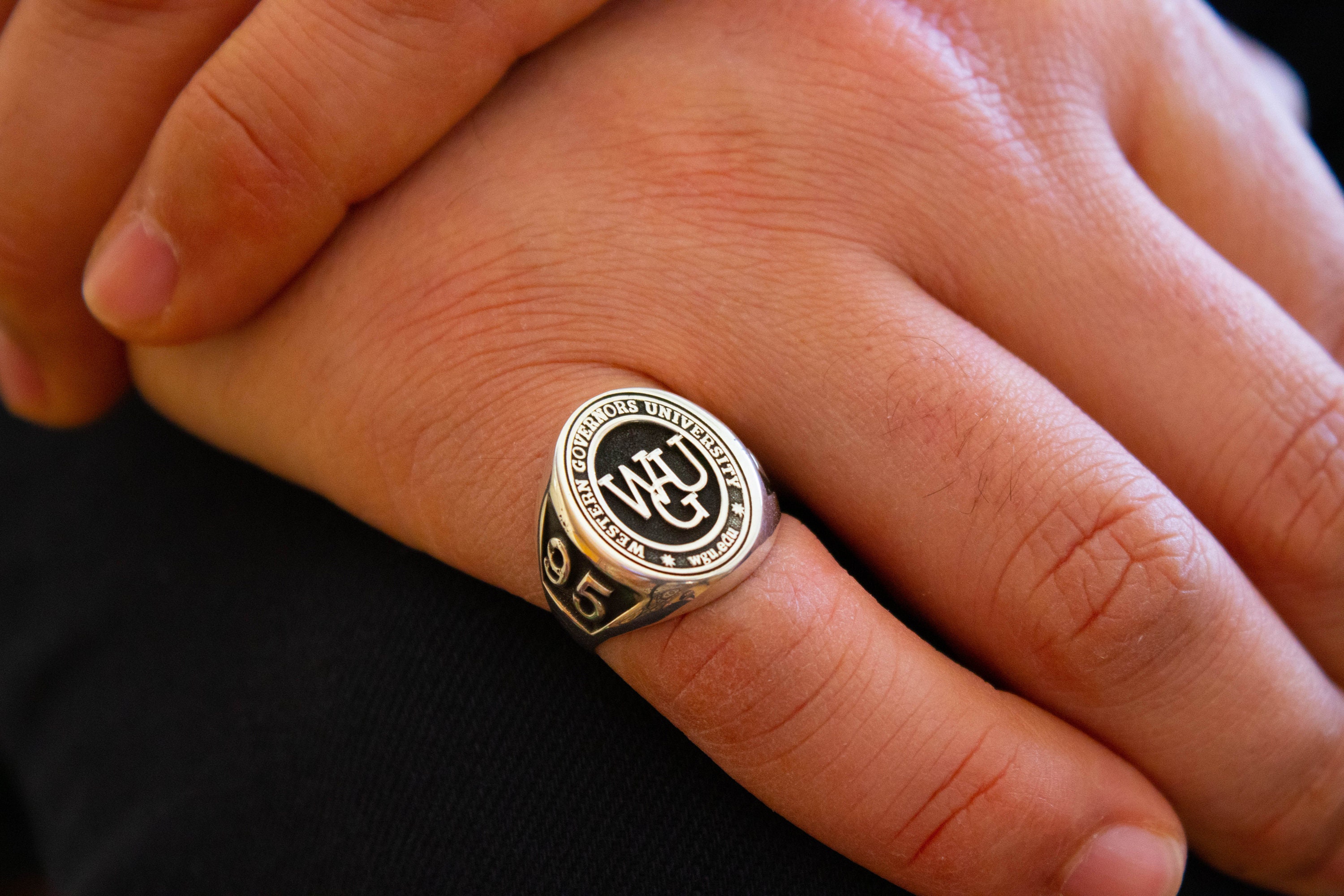 Coat of Arms Signet Ring, College Class Ring, Graduation Ring, Family ...