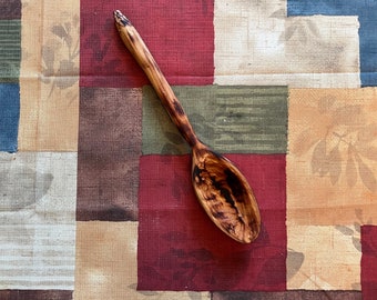 Wooden spoon hand-carved