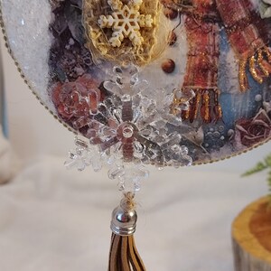 Creative Gifts International - Snowman Ornament with Tassel main image 1