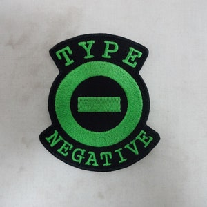 Type O Negative Patch Lords of Flatbush Embroidered Iron 4 Inch Sew on Badge Type O Negative Patch Lords of Flatbush Embroidered Iron 4 Inch Sew on Badge