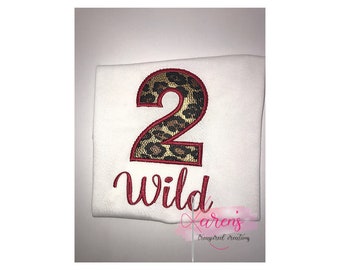 2 Wild birthday shirt, Two Wild Birthday Shirt, 2nd Birthday Shirt, 2nd Birthday Cheetah Shirt, Animal Print