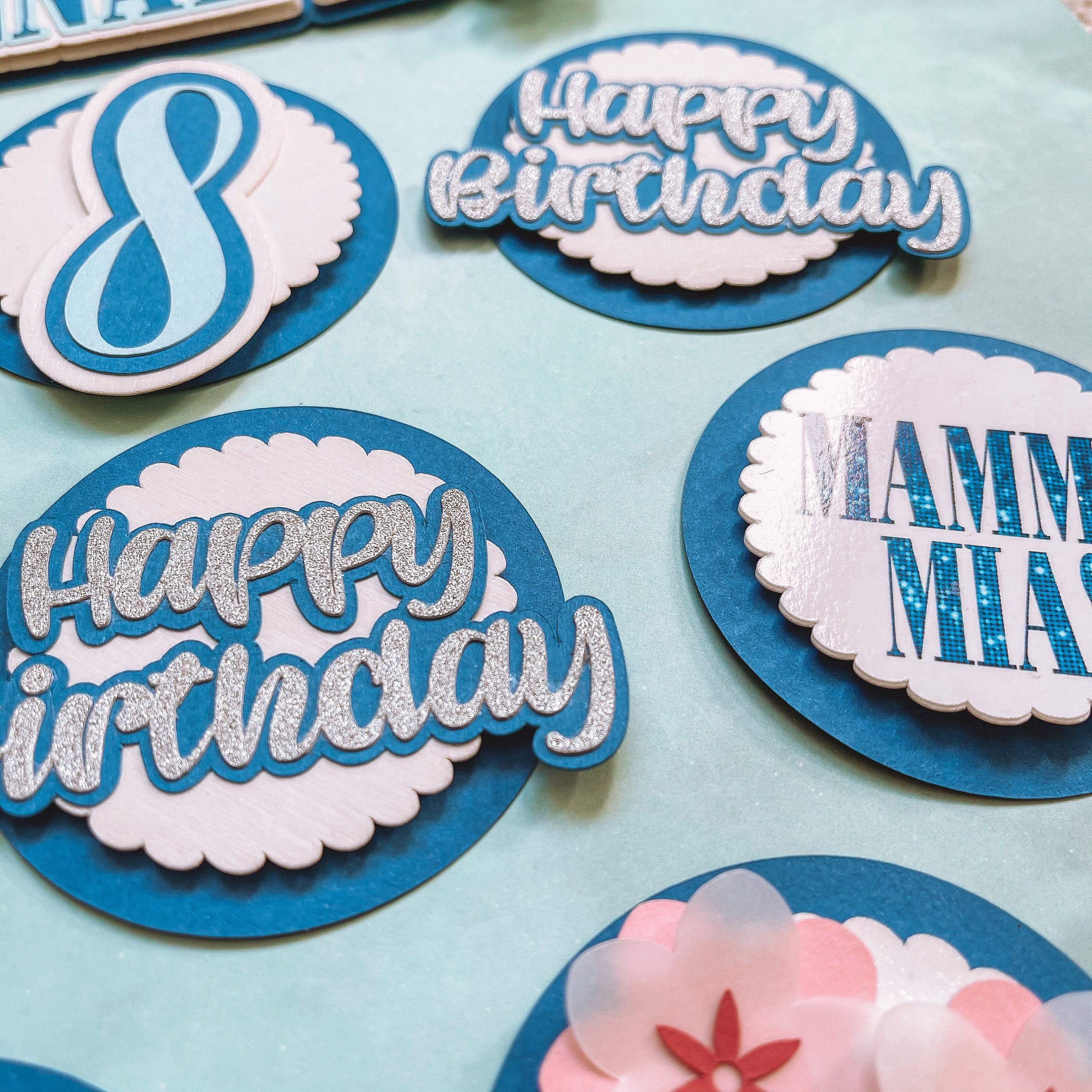 Mamma Mia Cupcake Toppers PRINTABLES Party food sign decorations – Now  That's Peachy