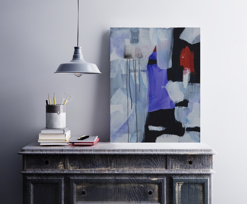 Contemporary Print Living Room Wall Art Painting on Canvas Etsy