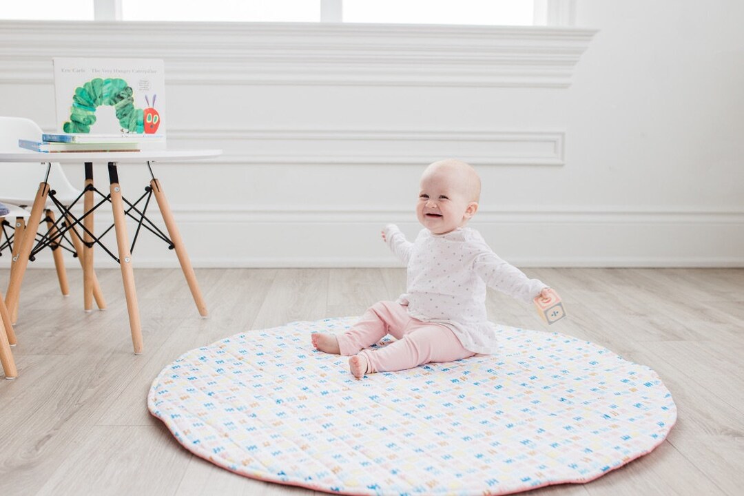Baby Play Mat Round Play Mat Tummy Time Mat Play Mat Etsy