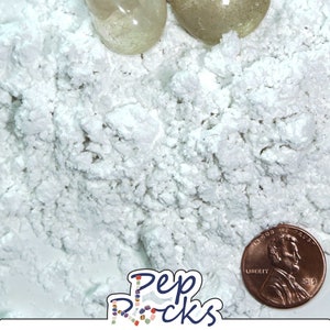 Clear Quartz - Crushed Super Fine Gemstone Powder. Great for Body Lotions & Scrubs.